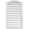 Ekena Millwork Arch Top Surface Mount PVC Gable Vent: Functional, w/ 2"W x 2"P Brickmould Sill Frame, 20"W x 34"H GVPAR20X3403SF - alternate 1